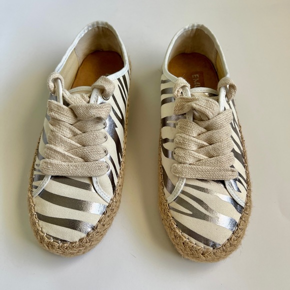 Emu Shoes Emu Australia Agonis Espadrille Sneakers Zebra - Picture 1 of 14